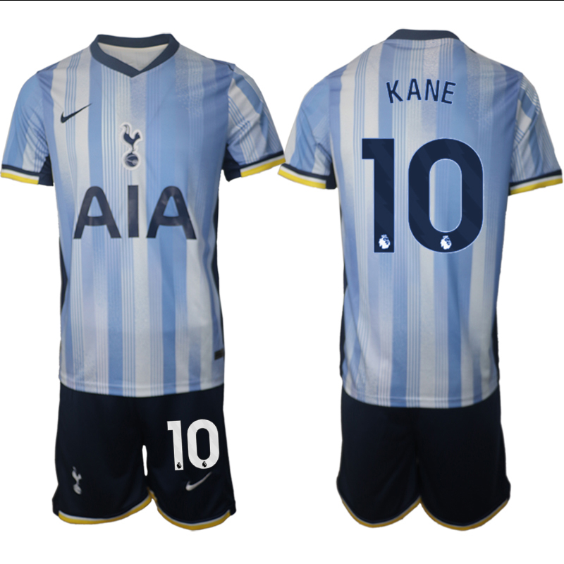 Men 2024-2025 Club Tottenham away Blue 10 Soccer Jersey